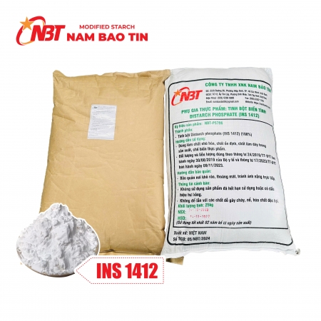 Tinh bột biến tính Distarch Phosphate INS1412